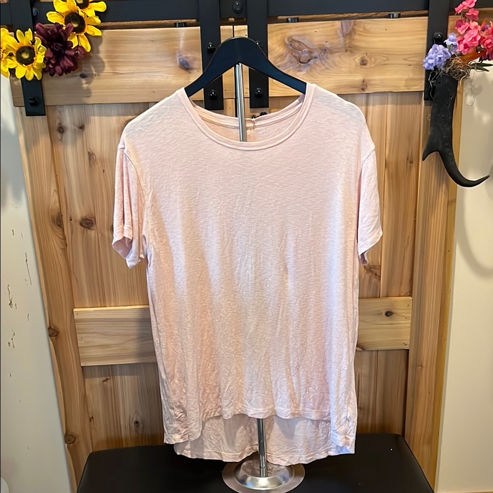 American Eagle Outfitters Light Pink Tunic Top - T-Shirt Style